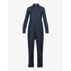 Max Mara Jumpsuit Aus Jersey Aus Einer Baumwollmischung In Navy