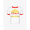MOSCHINO DINER GROUP GRAPHIC-PRINT COTTON-JERSEY T-SHIRT