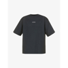 ACNE STUDIOS BRAND-EMBOSSED RELAXED-FIT COTTON-JERSEY T-SHIRT