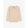 ACNE STUDIOS ACNE STUDIOS GIRLS PINK KIDS FACE-PATCH COTTON SWEATSHIRT,52163853