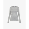 Lululemon Swiftly 2.0 Technical-mesh Long-sleeved T-shirt In Grey