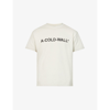 A-cold-wall* Essential Logo-print Cotton-jersey T-shirt In Bone