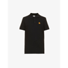 KENZO CREST LOGO-EMBROIDERED COTTON POLO SHIRT