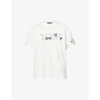 Haculla Blowing Up Graphic-print Cotton-jersey T-shirt In Vintage Off-white