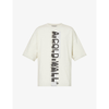 A-cold-wall* A Cold Wall Bone Large Logo Cotton T-shirt In Bone