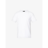 Moncler Brand-print Relaxed-fit Cotton-jersey T-shirt In White
