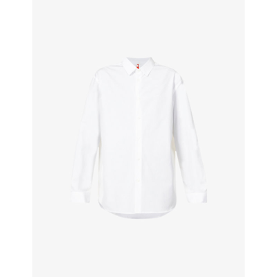 Oamc New Universe Long-sleeve Shirt In White
