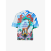 GCDS GCDS X ONE PIECE WANO ANIME-PRINT COTTON-TWILL SHIRT