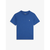 Polo Ralph Lauren Polo Pony Logo-embroidered Cotton T-shirt 2-14 Years In Liberty Blue