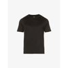 Eton Slim-fit Cotton-jersey T-shirt In Black