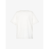 Totême Oversized Cotton-jersey T-shirt In Off White