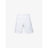 Carhartt Chase Logo-embroidered Cotton-blend Jersey Shorts In Ash Heather