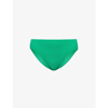 Seafolly Sea Dive High-rise Bikini Bottoms In Jade