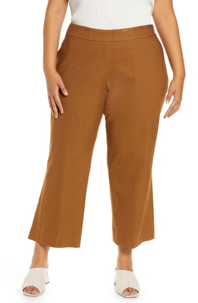 Vince Kick Flare Crop Pants In Toffee