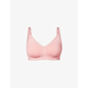 Bravado Designs Women's Dusted Peony Adjustable Stretch-recycled Nylon-blend Nursing Bra In Dusted Peony