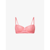 Chantelle Day To Night Half-cup Stretch-lace Bra In 0bt Love Pink