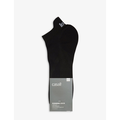Casall Logo-print Stretch Nylon Running Socks In Black | ModeSens