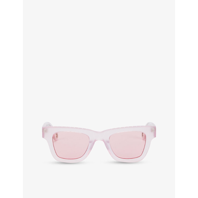 Jacquemus Nocio Wayfarer-frame Acetate Sunglasses In Pink
