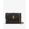 Kurt Geiger Kensington X Black Shoulder Bag In Black/comb