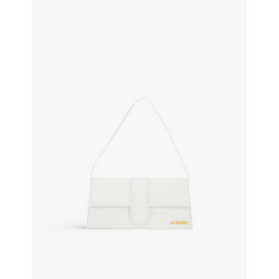 Jacquemus Womens White Le Bambino Long Leather Shoulder Bag