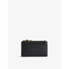 Ted Baker Darcena Brand-debossed Leather Purse In Black