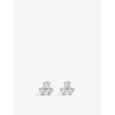 Bucherer Fine Jewellery Classics 18ct White Gold And 1.2ct Diamond Stud Earrings