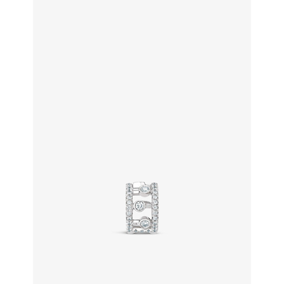 De Beers Dewdrop 18ct White-gold And Diamond Ear Cuff In 18k White Gold