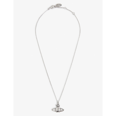 Vivienne Westwood Jewellery Suzie Orb Silver-toned Brass Necklace