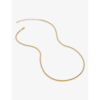 Monica Vinader Rope-effect 18ct Yellow Gold-plated Vermeil Sterling-silver Chain Necklace