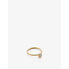 MONICA VINADER MONICA VINADER WOMENS GOLD/SILVER DIAMOND ESSENTIAL 18CT YELLOW GOLD-PLATED VERMEIL SILVER AND 0.05C,54788795