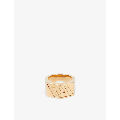 Versace Greca Gold-toned Ring
