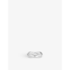 De Beers Infinity 18ct White-gold And 0.06ct Diamond Ring In 18k White Gold