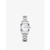 LONGINES LONGINES WOMEN'S STAINLESS STEEL L22864876 CONQUEST CLASSIC STAINLESS-STEEL AND 0.601CT ROUND-CUT DI,51932580