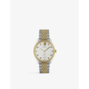 GUCCI GUCCI WOMEN'S GREY YA126356 G-TIMELESS YELLOW GOLD PVD-PLATED STAINLESS-STEEL AUTOMATIC WATCH,41331130