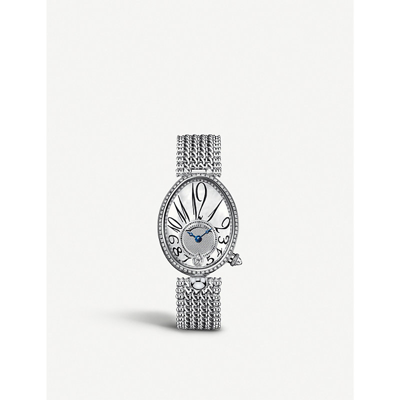 Breguet Women's 18ct White Gold 8918bb/58/j20/d000 Queen Of Naples 18ct White-gold, Diamond And Moth