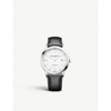 Baume & Mercier M0a10332 Classima Stainless Steel And Leather Automatic Watch In Stainless Steel