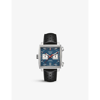TAG HEUER TAG HEUER MEN'S BLACK/BLUE CAW211P.FC6356 MONACO STAINLESS-STEEL AUTOMATIC WATCH,51828876