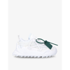OFF-WHITE OFF-WHITE C/O VIRGIL ABLOH WOMEN'S WHITE ODDSY-1000 BRAND-EMBROIDERED WOVEN LOW-TOP TRAINERS,52469801