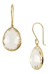 Ippolita Rock Candy Medium Teardrop Earrings In Yellow Gold