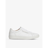 ALLSAINTS SHEER LOGO-PRINT LOW-TOP LEATHER TRAINERS,47106636