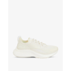Apl Athletic Propulsion Labs Streamline Logo-print Stretch-knit Mid-top Trainers In Pristine White