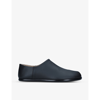 Maison Margiela Tabi Split-toe Satin Flat Shoes In Black