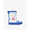 Hunter Unisex Kids First Peppa Pig Muddy Puddles Rain Boots - Walker, Toddler, Little Kid In Blue