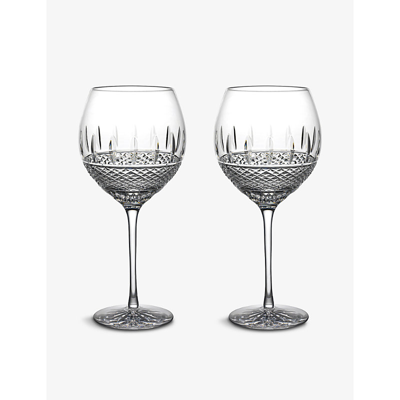Waterford Irish Lace Crystal White Wine Glasses Set Of Two
