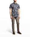 Rodd & Gunn Damper Bay Short Sleeve Button-up Shirt In Midnight