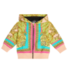 VERSACE BABY BAROCCO COTTON-BLEND HOODIE