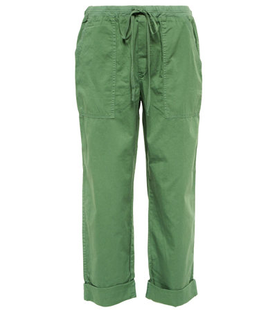 Velvet Misty Cotton Mid-rise Cargo Pants In Clover
