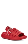 Ugg Kids Sport Yeah Slingback Sandals In Red