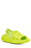 Ugg Sport Yeah Slingback Sandals In Lime Green/green