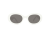 Celine Cl40194u Oval-frame Acetate Sunglasses In Grey